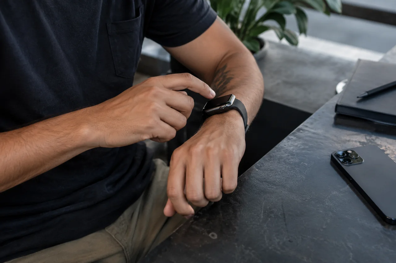 Apple Watch em um ambiente de uso cotidiano.
